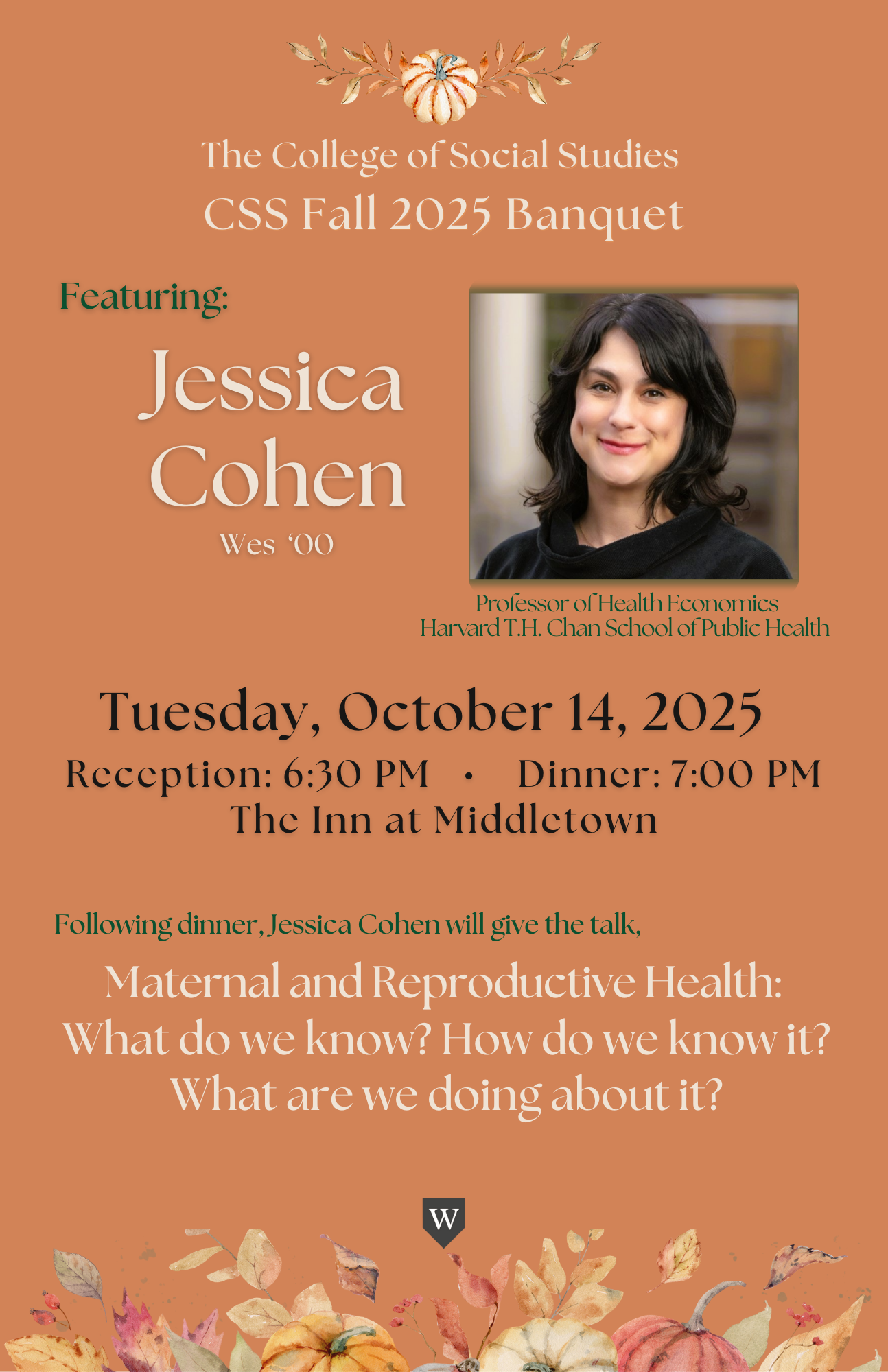 CSS Fall Banquet 2025 with Jessica Cohen